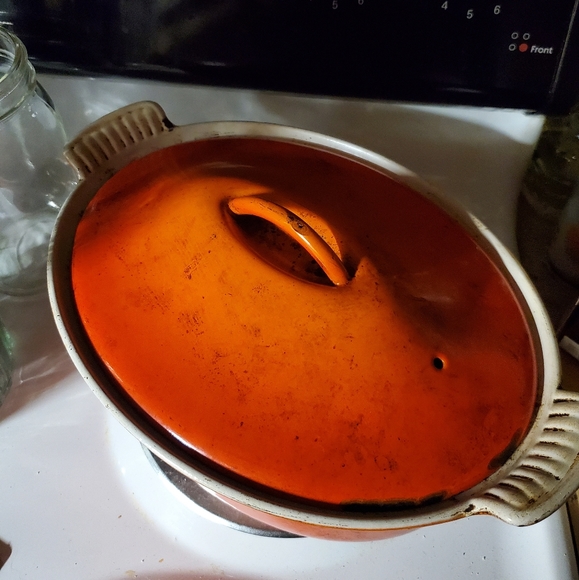 Le Creuset Other Vintage Le Creuset Flame Orange Dutch Oven Size 26
